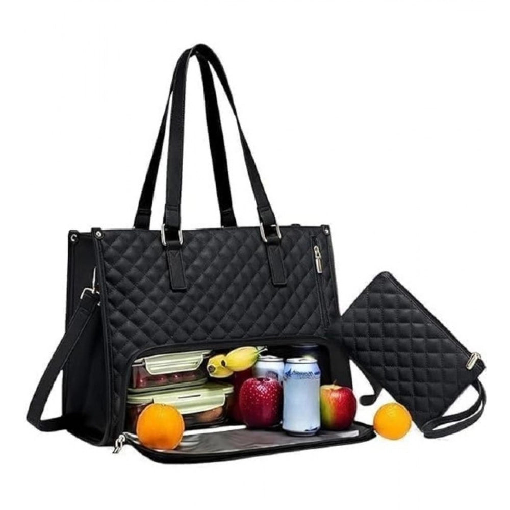 Generic 3 in 1 Women Handbag (Black)