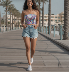 Aop Sports Crop Top
